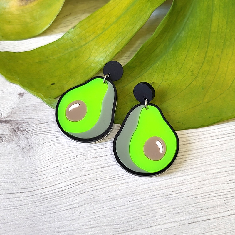 Pendientes Aguacate