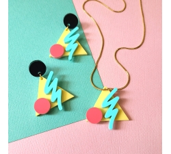 Pendientes Pop Amarillo